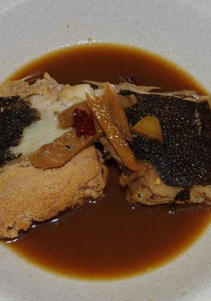 子持ちカレイの煮つけ～紹興酒ver.～-レシピのメイン写真