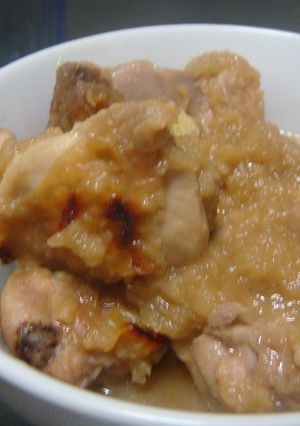 梨ととり肉のみぞれ煮込み-レシピのメイン写真