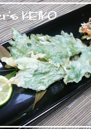 【農家のレシピ】セロリの葉の天ぷら-レシピのメイン写真
