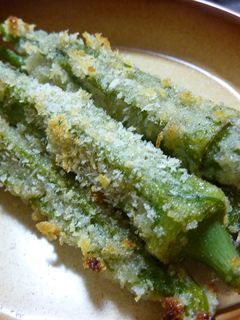 簡単✿美味しいオクラのパン粉焼き☆-レシピのメイン写真