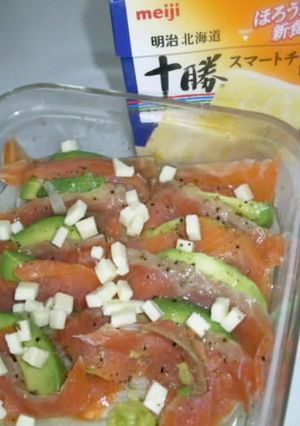 チーズのせカルパッチョ-レシピのメイン写真