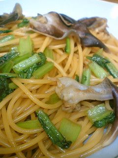 ☆とり貝と小松菜の和風パスタ☆-レシピのメイン写真