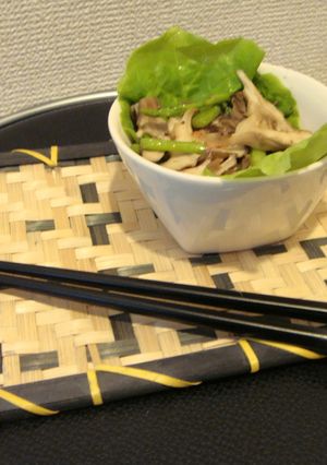 【一人分】舞茸とベーコンとアスパラ-レシピのメイン写真