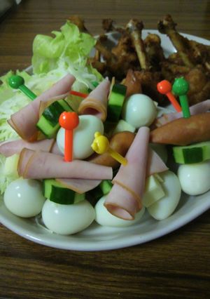 ﾊﾟｰﾃｨｰやお弁当に…人気のうずら串-レシピのメイン写真