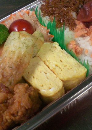 ちくわの磯部揚げ入り運動会弁当-レシピのメイン写真