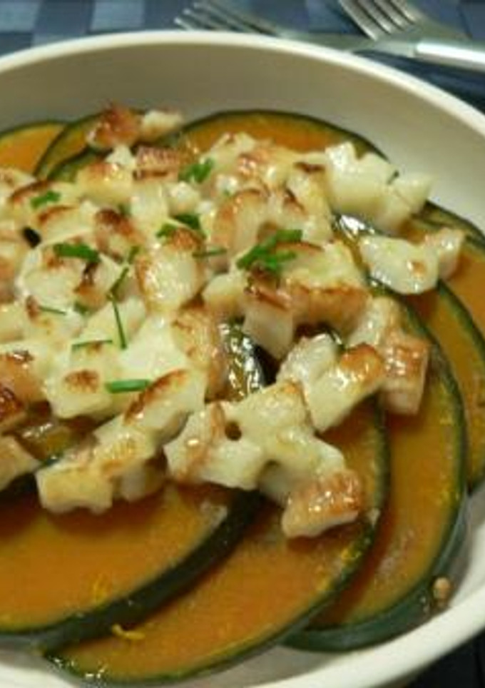 かぼちゃのちくマヨ焼き-レシピのメイン写真