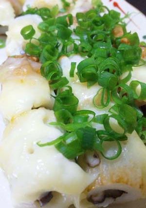 しいたけ＆ちくわのマヨチー焼き-レシピのメイン写真