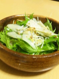 ごぼうと水菜のサラダ★マスタード風味-レシピのメイン写真