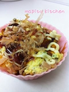お弁当に☆お好み焼き風⁉な卵焼き-レシピのメイン写真