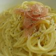 お鍋の〆でカルボナーラ