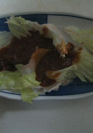 鶏のそぼろのレタス包み-レシピのメイン写真