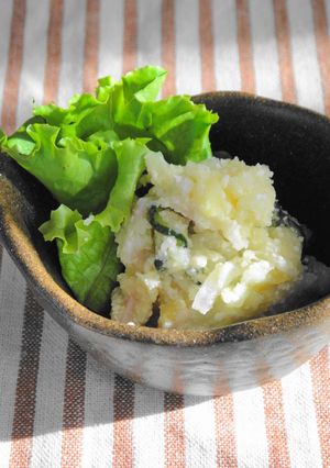 一緒にチンして「簡単☆豆腐でポテサラ」-レシピのメイン写真