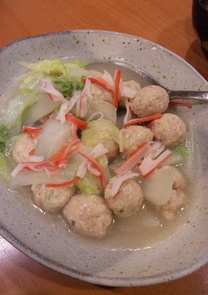 肉団子の中華風あんかけ-レシピのメイン写真