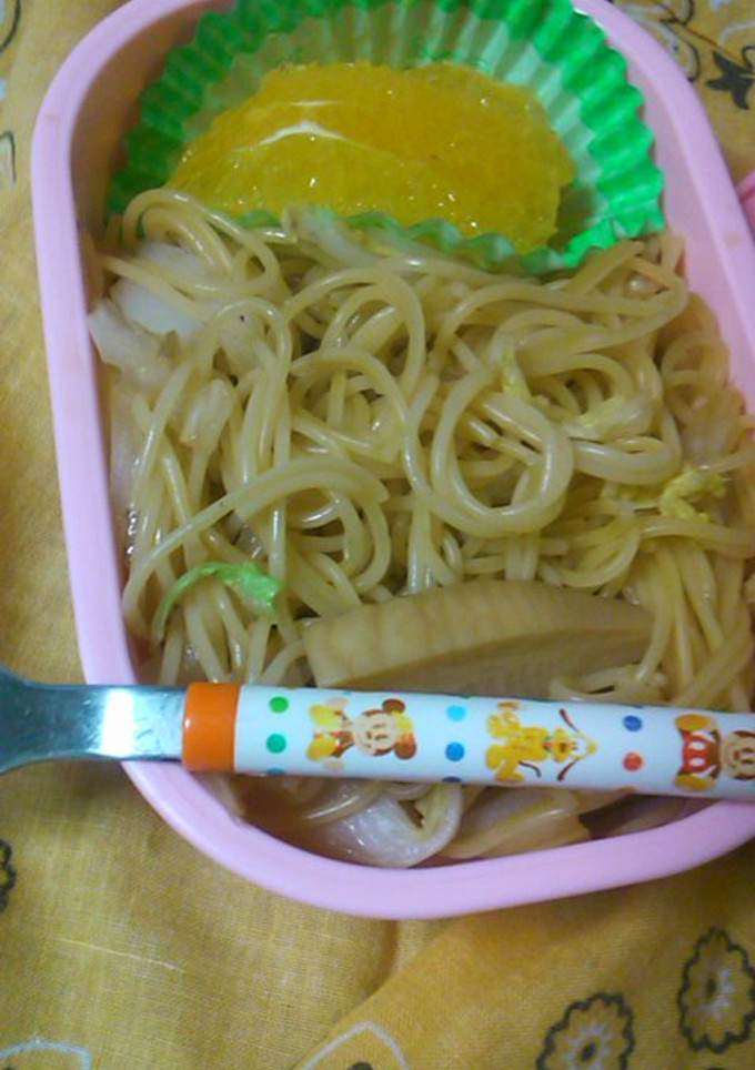 たけのこと白菜の和風スパゲティ★+-レシピのメイン写真