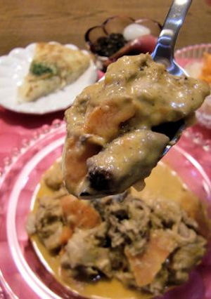 チキンのビネガー煮 クリーム仕立て♪-レシピのメイン写真