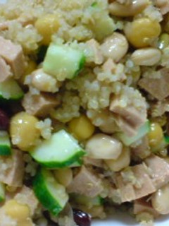 アマランサス入り豆サラダ-レシピのメイン写真