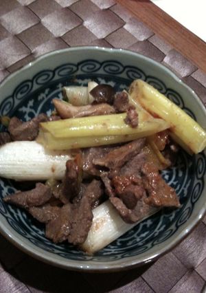 長ネギで作るニラレバ-レシピのメイン写真