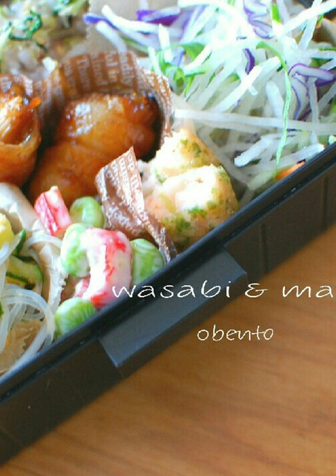 枝豆とかにかまのわさびマヨ和え～お弁当-レシピのメイン写真