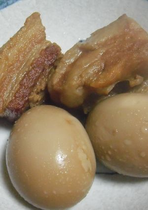 クミン風味　ヘルシー豚の角煮＆煮玉子-レシピのメイン写真