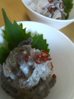 鯛の皮のおろしポン酢-レシピのメイン写真