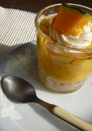 パンプキンヨーグルトクリームケーキ-レシピのメイン写真