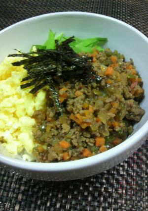 ☆野菜たっぷり☆そぼろ丼-レシピのメイン写真