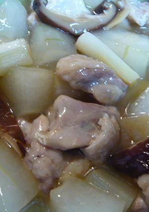 冬瓜鶏甫（鶏肉とトウガンの煮込み）-レシピのメイン写真