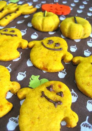 ハロウィンパーティー＊かぼちゃクッキー-レシピのメイン写真