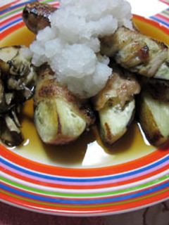 なすの豚肉巻き-レシピのメイン写真