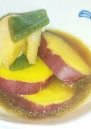 簡単！さつま芋と白ねぎの甘辛煮✿-レシピのメイン写真
