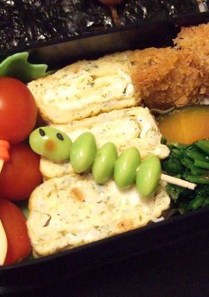 ビックリ★青虫弁当-レシピのメイン写真