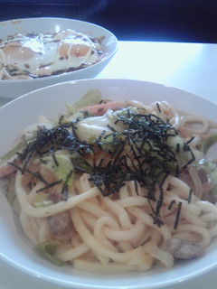 簡単お手軽めんたい焼うどん-レシピのメイン写真