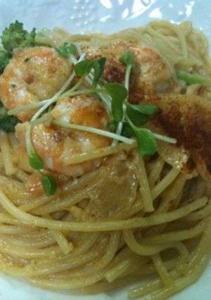♪海老クリームパスタ^^♪-レシピのメイン写真