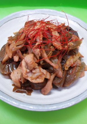 冷凍なすで炒め物-レシピのメイン写真