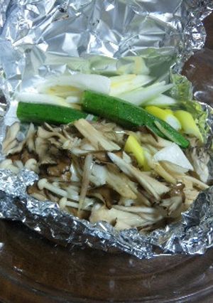 香ばし秋野菜ホイル焼き-レシピのメイン写真