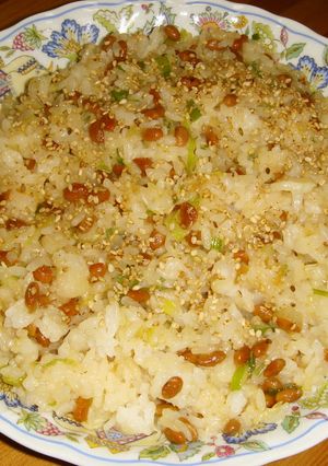 我が家のヒット作♪ねぎ塩☆納豆炒飯-レシピのメイン写真