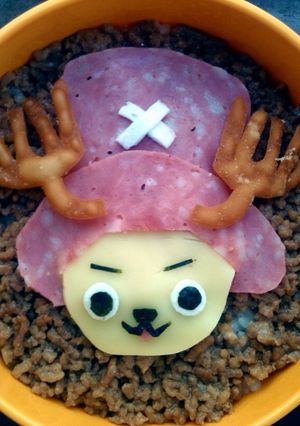 キャラ弁d(ﾟｰﾟ*)チョッパー♪-レシピのメイン写真