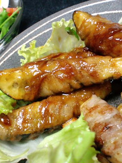ごはんがすすむ!なすの豚肉巻き♪-レシピのメイン写真