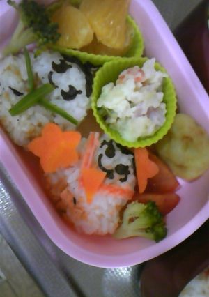 お雛様キャラ弁-レシピのメイン写真