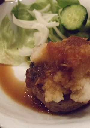 和風ハンバーグ玉ねぎソース-レシピのメイン写真