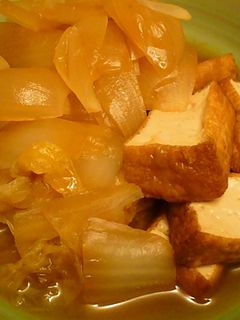 絹揚げと玉葱の炊いたん-レシピのメイン写真