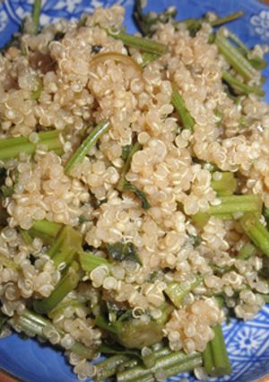 キヌア： 大根の葉や菜っぱで炒め煮-レシピのメイン写真