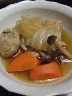 生つくねと白菜のごった煮-レシピのメイン写真