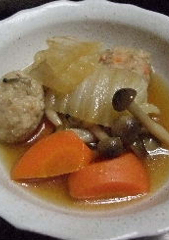 生つくねと白菜のごった煮-レシピのメイン写真