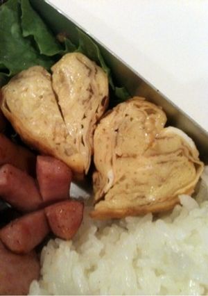 お弁当にハート♬たまご焼き♪-レシピのメイン写真
