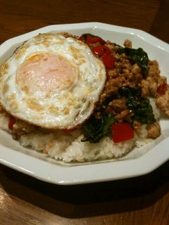 ガパオ飯☆タイ風ひき肉バジル炒め-レシピのメイン写真