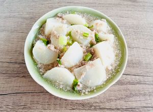 鍋いらずで簡単和食♪かぶのそぼろ煮-レシピのメイン写真