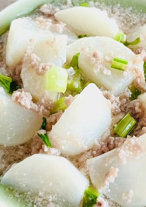 鍋いらず✨とろうま🎵かぶのそぼろ煮-レシピのメイン写真