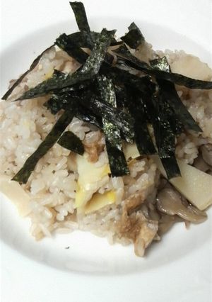 たけのこと舞茸の炊き込みご飯-レシピのメイン写真