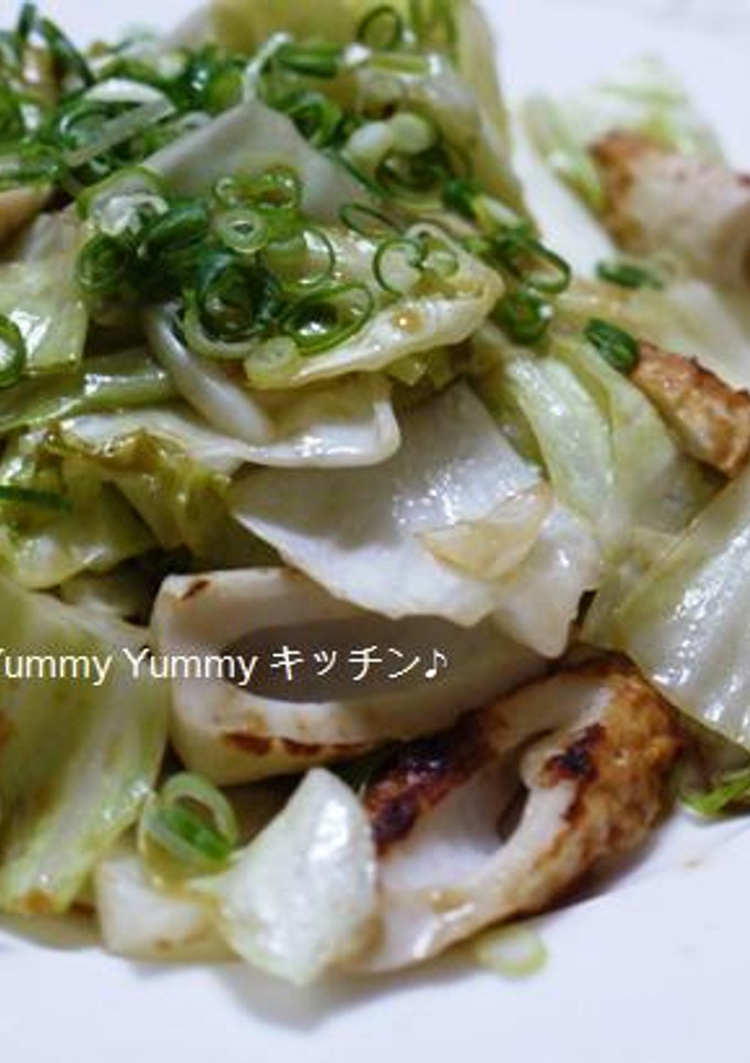 キャベツとちくわの生姜炒め♪-レシピのメイン写真